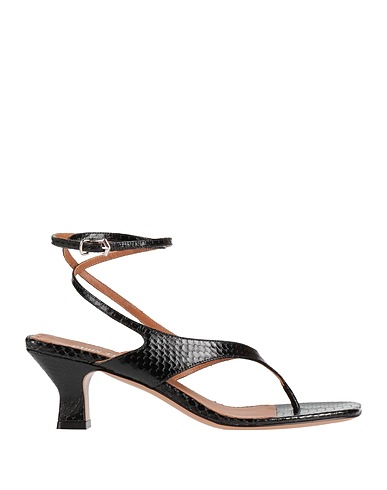 PARIS TEXAS Flip flops Black Leather