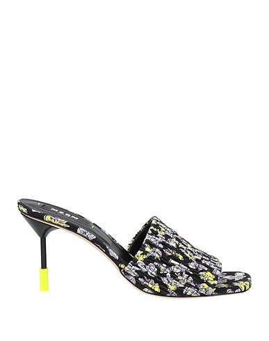 MSGM Sandals Black Textile fibers