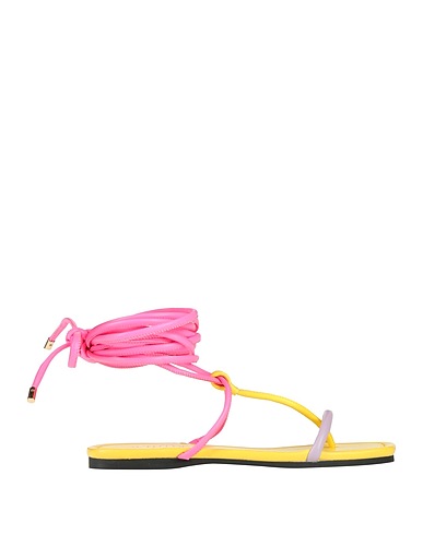 TWINSET Flip flops Lilac Textile fibres