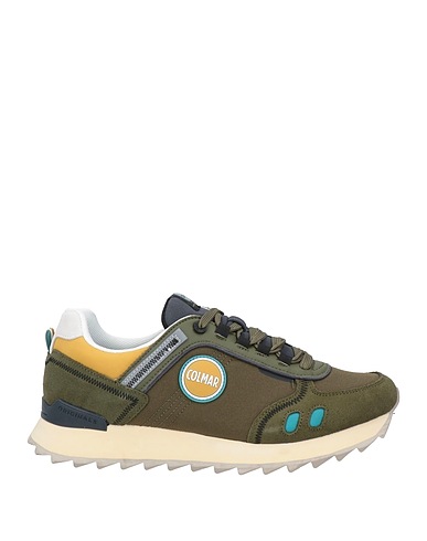 COLMAR Sneakers Military green Textile fibres, Leather
