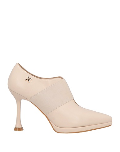 LAURA BIAGIOTTI Ankle boot Cream Textile fibers