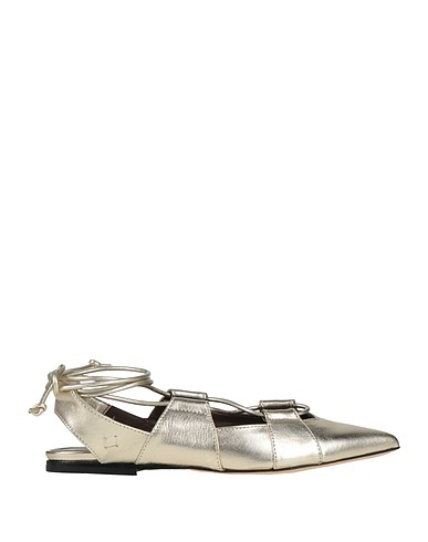 COLLECTION PRIVĒE? Ballet flats Platinum Leather