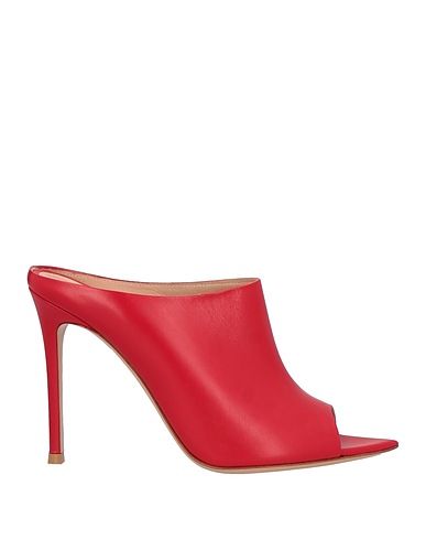 GIANVITO ROSSI Sandals Red Calfskin