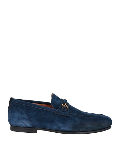 BALLY Loafers Navy Leather