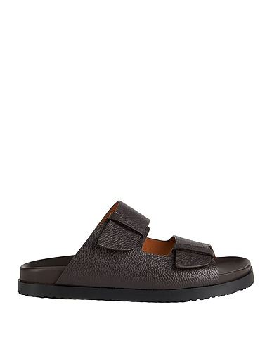 DOUCAL'S Sandals Dark brown Leather