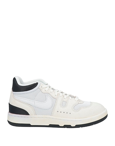 NIKE Sneakers Off white Leather, Textile fibres