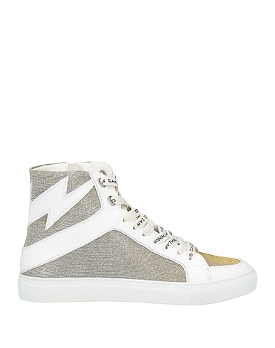 ZADIG&VOLTAIRE Sneakers Silver Leather, Other Fibres