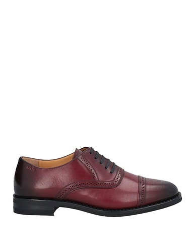 BALLY Schnürschuhe Bordeaux Kalbsleder