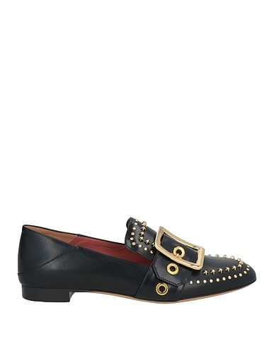 BALLY Loafers Black Leather
