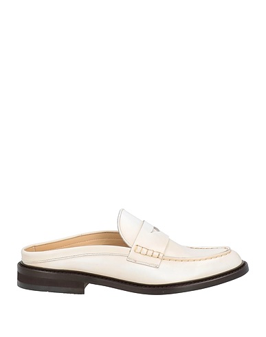 DOUCAL'S Mules and clogs Cream Leather