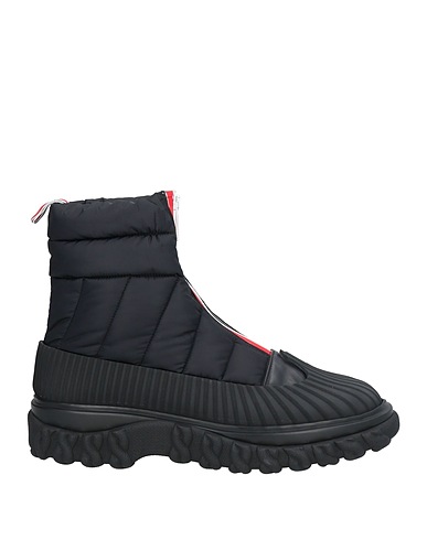 THOM BROWNE Ankle boot Black Textile fibers, Synthetic fibers