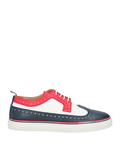 THOM BROWNE Laced shoes Navy Leather