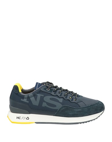 NORTH SAILS Sneakers Navy blue Leather, Textile fibres