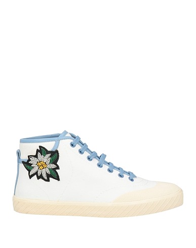BALLY Sneakers White Textile fibers, Leather