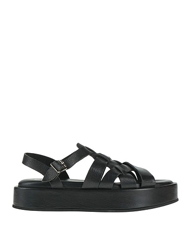 MOMA Sandalen Schwarz Leder