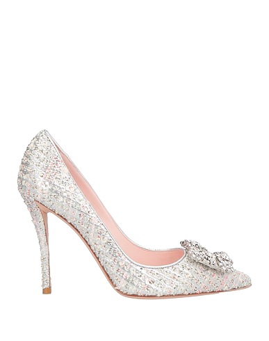 ROGER VIVIER Court Silver Textile fibres