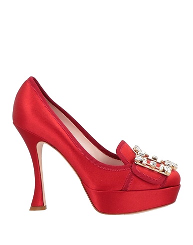 ROGER VIVIER Pump Red Textile fibers