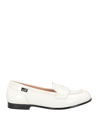 LOVE MOSCHINO Loafers White Leather