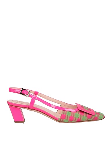 ROGER VIVIER Court Fuchsia Textile fibres, Leather