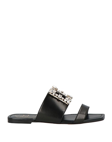 ROGER VIVIER Sandals Black Leather