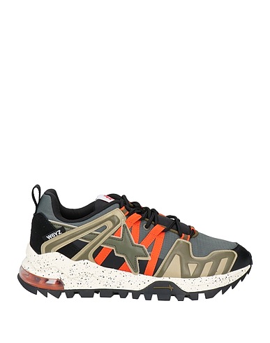 W6YZ Sneakers Lead Leather, Textile fibres