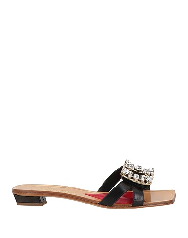 ROGER VIVIER 샌들 블랙 송아지 가죽