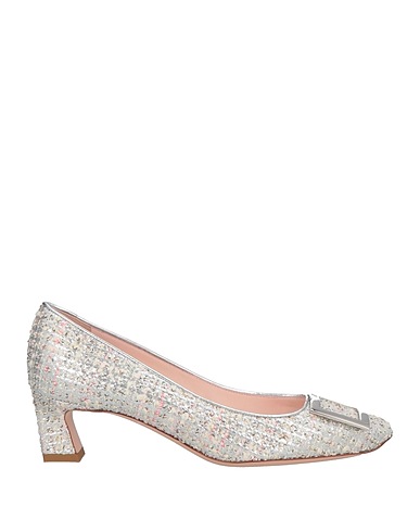 ROGER VIVIER Court Silver Textile fibres