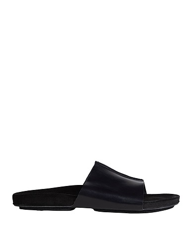 MOMA Sandals Black Leather