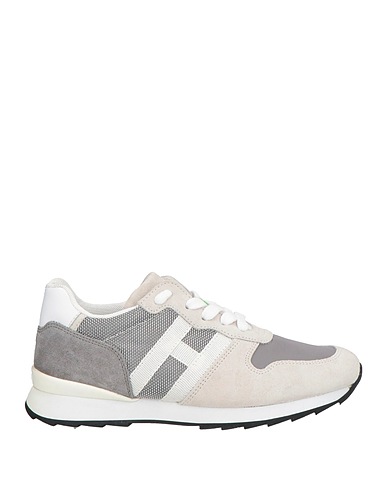 HOGAN Sneakers Leather, Textile fibres