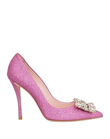 ROGER VIVIER Court Magenta Leather