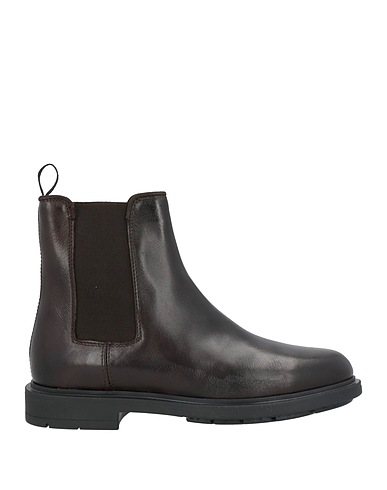 LIU •JO MAN Ankle boot Dark brown Leather
