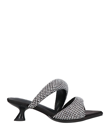 JW PEI Sandalia Negro Fibras textiles