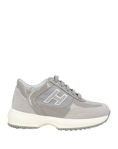 HOGAN Sneakers Grigio Pelle, Fibre tessili