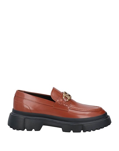 HOGAN Loafers Tan Leather