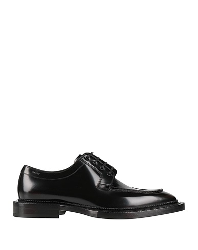 BALLY Laced shoes Black Calfskin