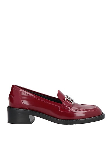 BALLY Loafers Burgundy Calfskin