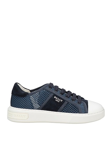BALLY Кеды и кроссовки Иссиня-чёрный Кожа, Полиэстер