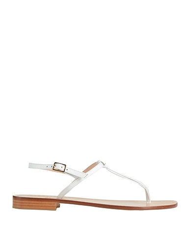 PAOLO FERRARA Flip flops BIANCO Leather