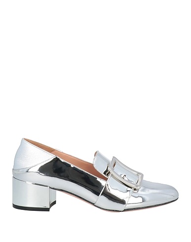 BALLY Loafers Silver Calfskin