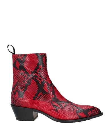BALLY Ankle boot Red Goat skin