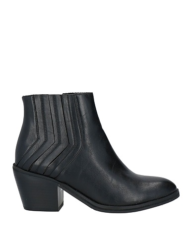 LUCIANO BARACHINI Ankle boot Black Textile fibres