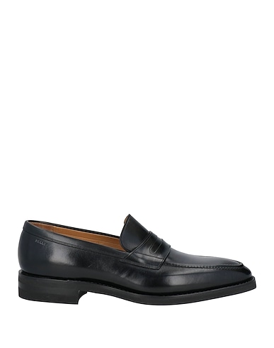 BALLY Loafers Black Calfskin