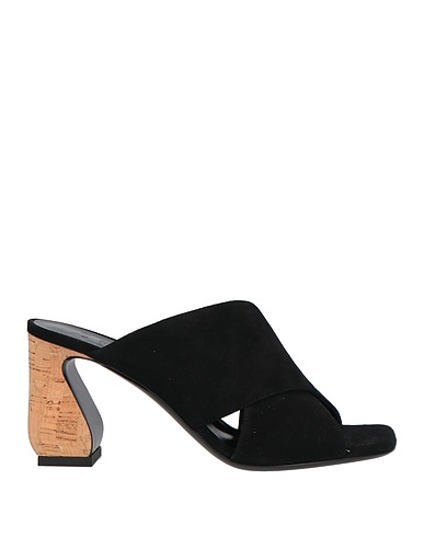 SI ROSSI by SERGIO ROSSI Sandals Black Leather