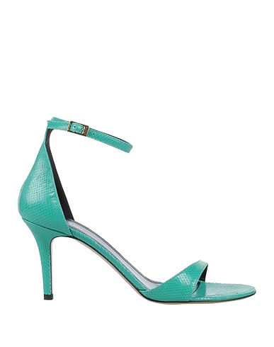 ISABEL MARANT Sandals Emerald green Leather