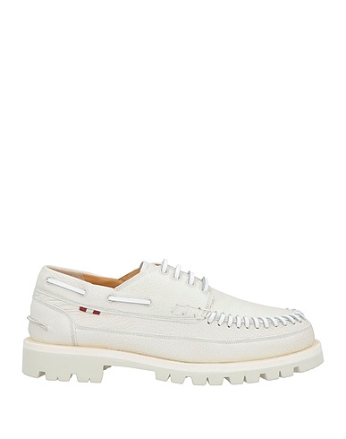 BALLY Laced shoes Off white Deerskin