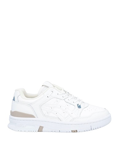 ASICS Sneakers White Leather, Textile fibers