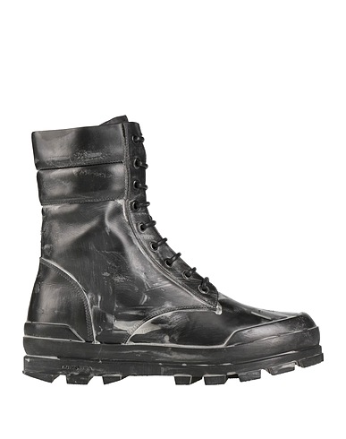 GUESS Ankle boot Leather, Textile fibres