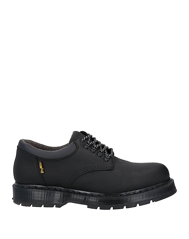 DR. MARTENS Laced shoes Black Leather