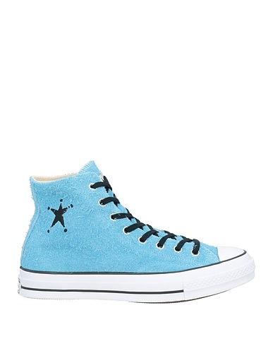 CONVERSE Sneakers X STUSSY Sky blue Leather