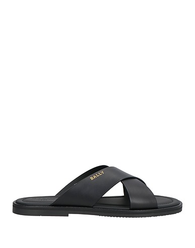 BALLY Sandals Black Leather